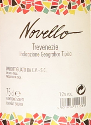 2022 Novello Rosso I.G.T. Trevenezie