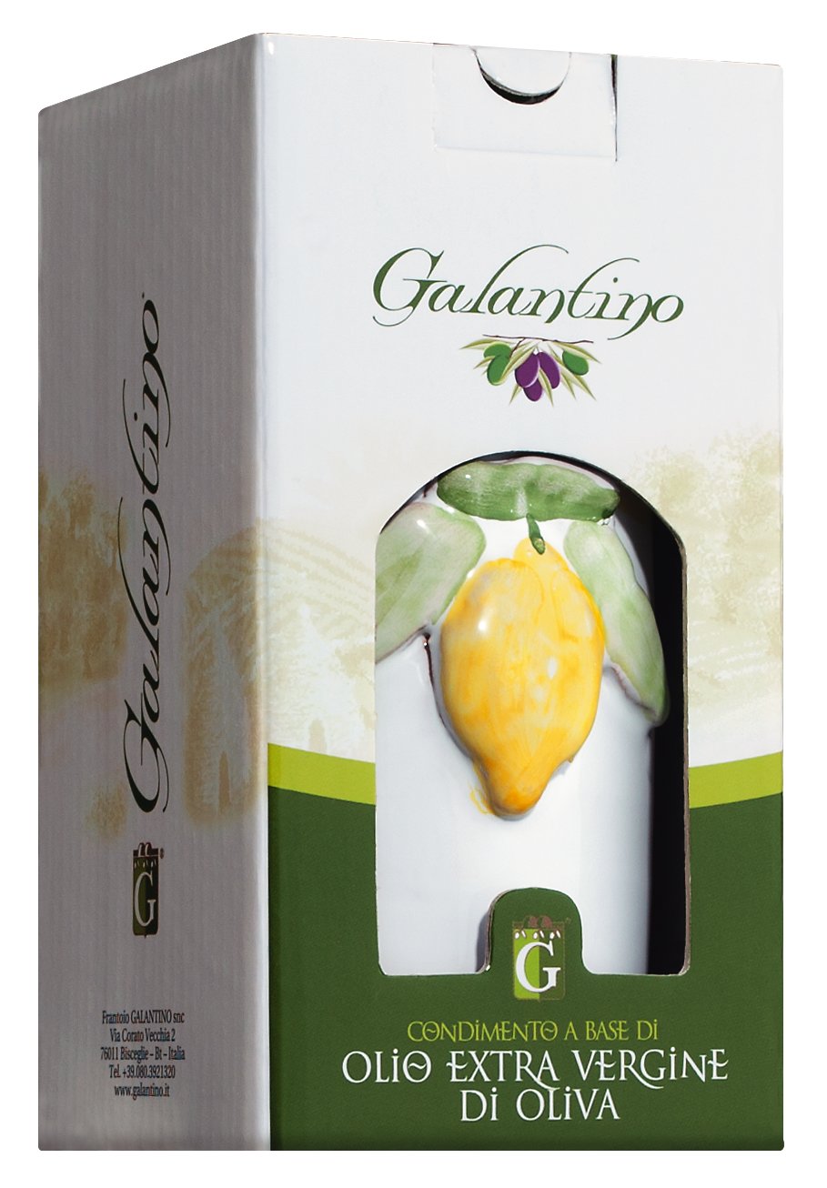 Galantino Olio al limone - Olivenöl mit Zitrone im Krug 250ml