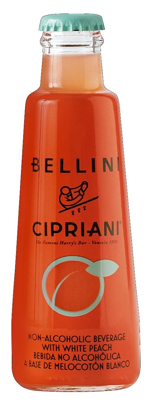 Cipriani Virgin Bellini Cocktailgetränk mit weißem Pfirsich, alkoholfrei 0,18 l